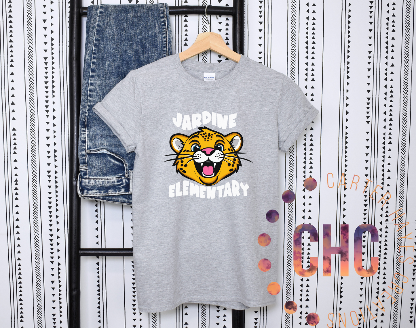 Jardine Jaguar White Font- Adult Sizes