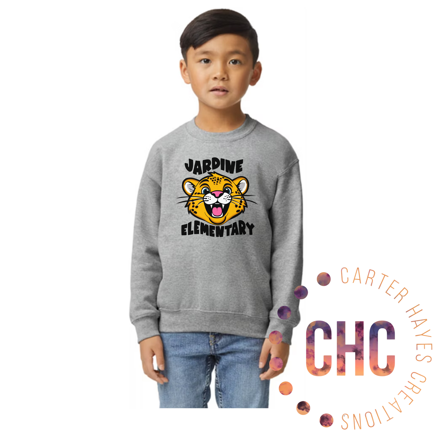 Jardine Jaguar Black Font- Kid Sizes
