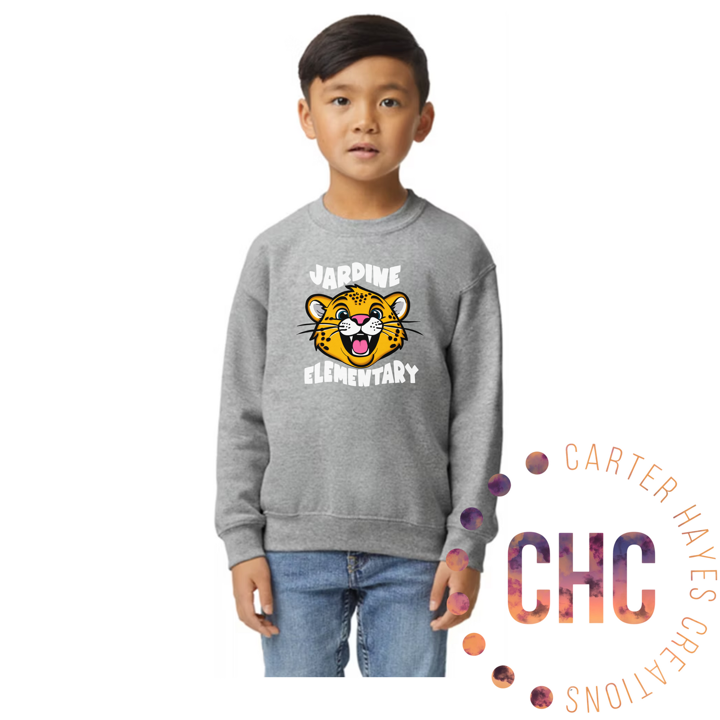 Jardine Jaguar White Font- Kid Sizes