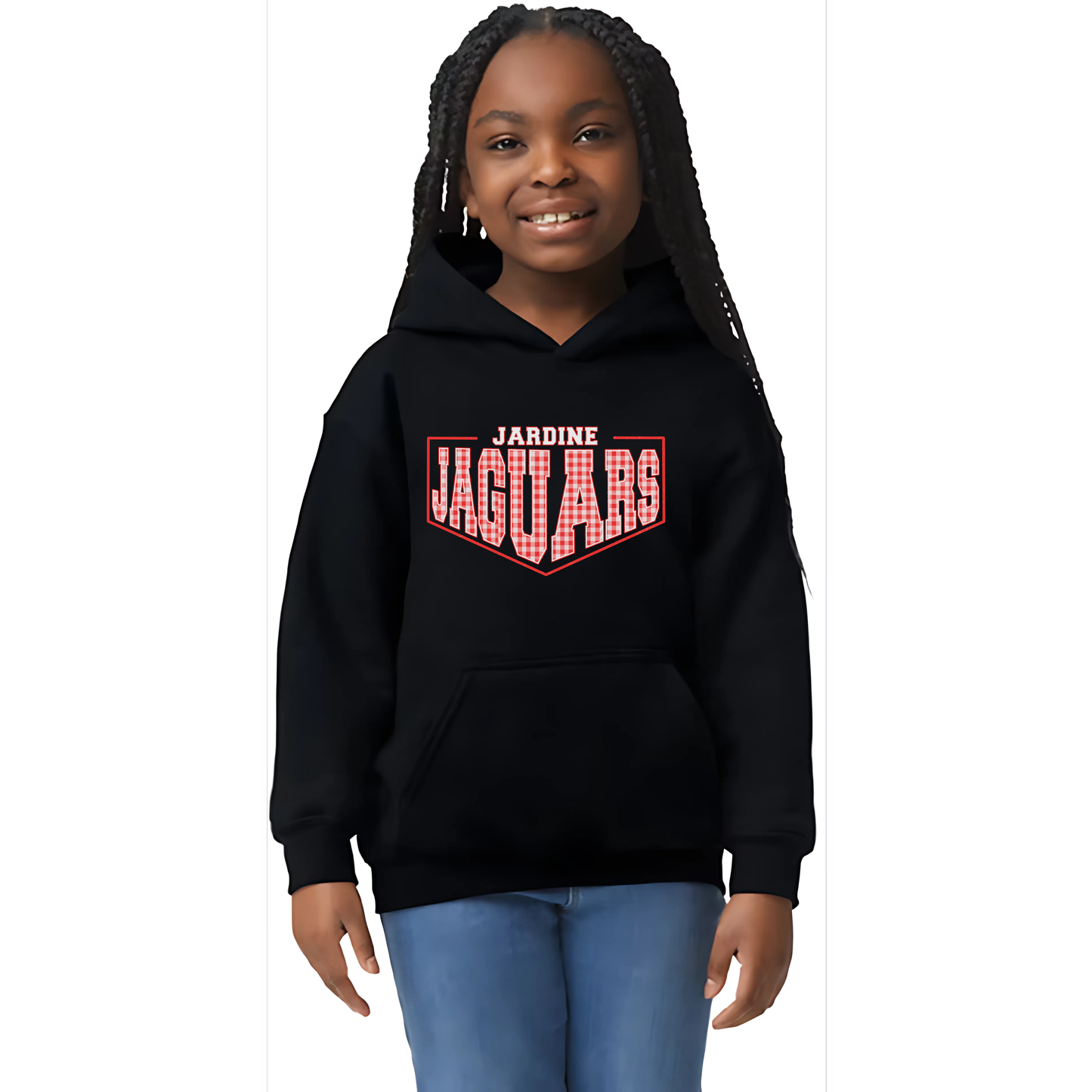 Gingham Jaguars- Youth Sizes