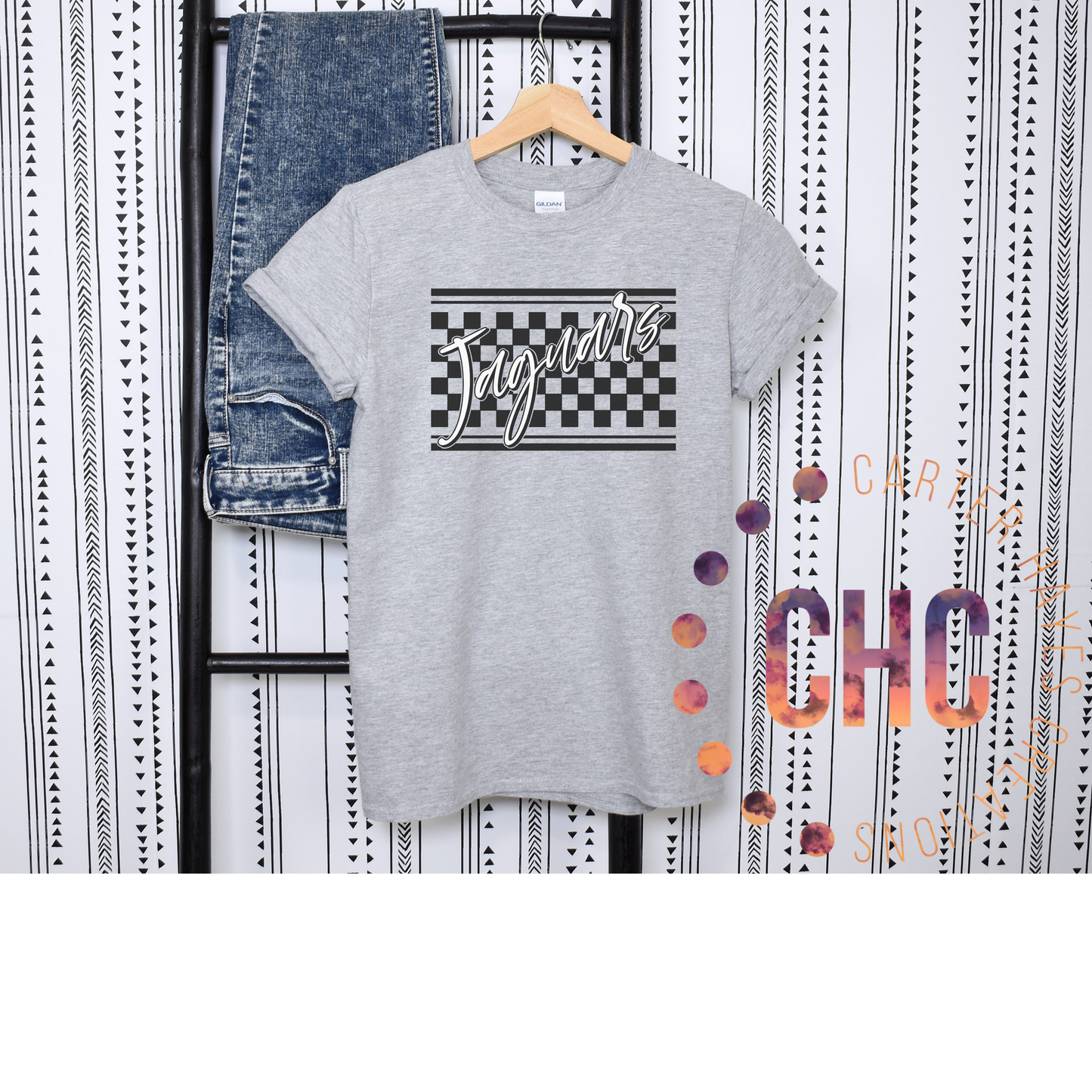 Checkered Jaguars- Adult Sizes