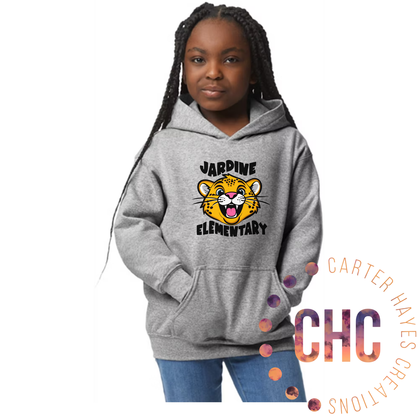 Jardine Jaguar Black Font- Kid Sizes