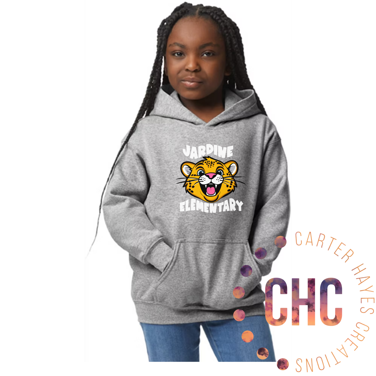 Jardine Jaguar White Font- Kid Sizes