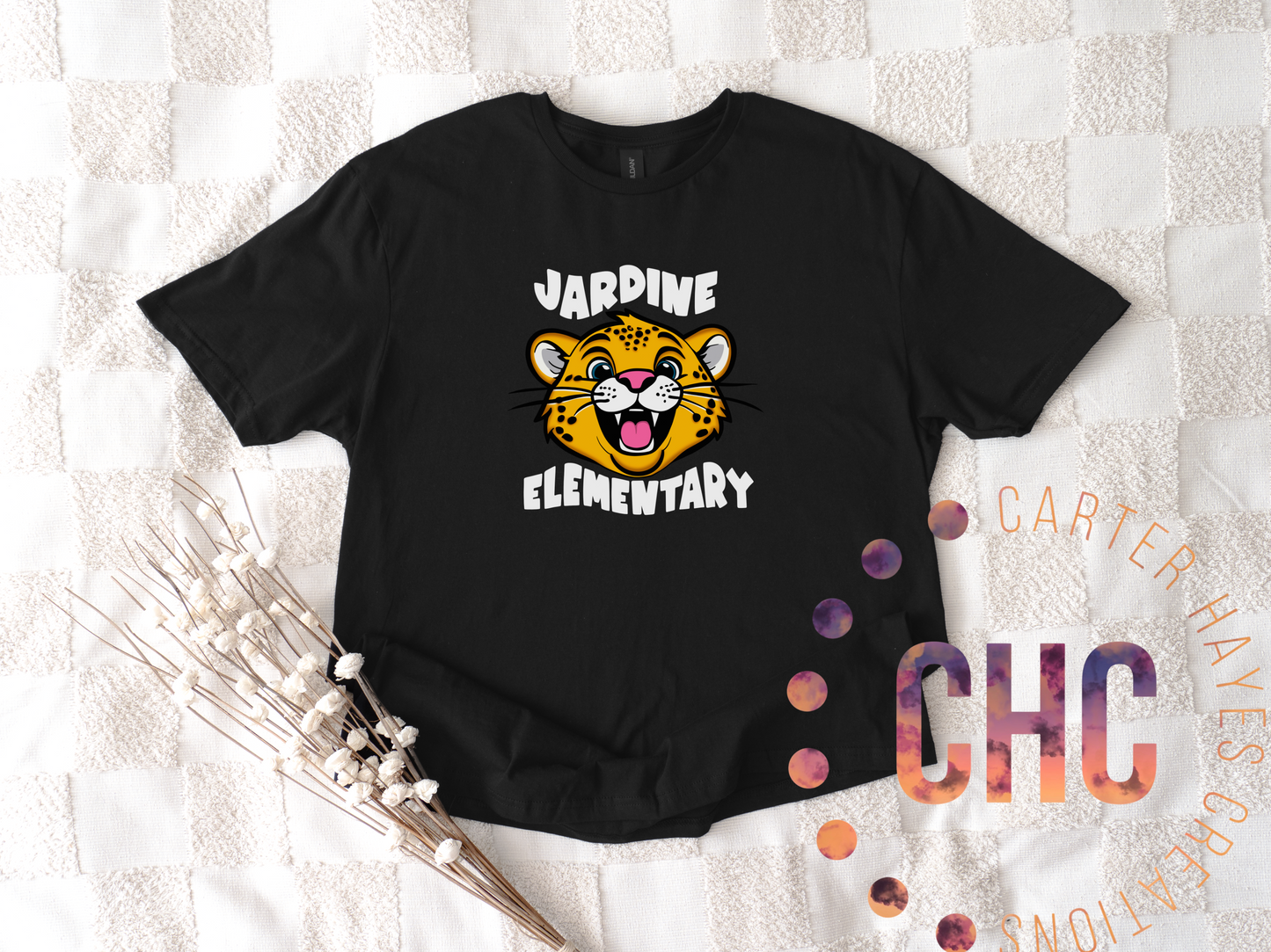 Jardine Jaguar White Font- Adult Sizes