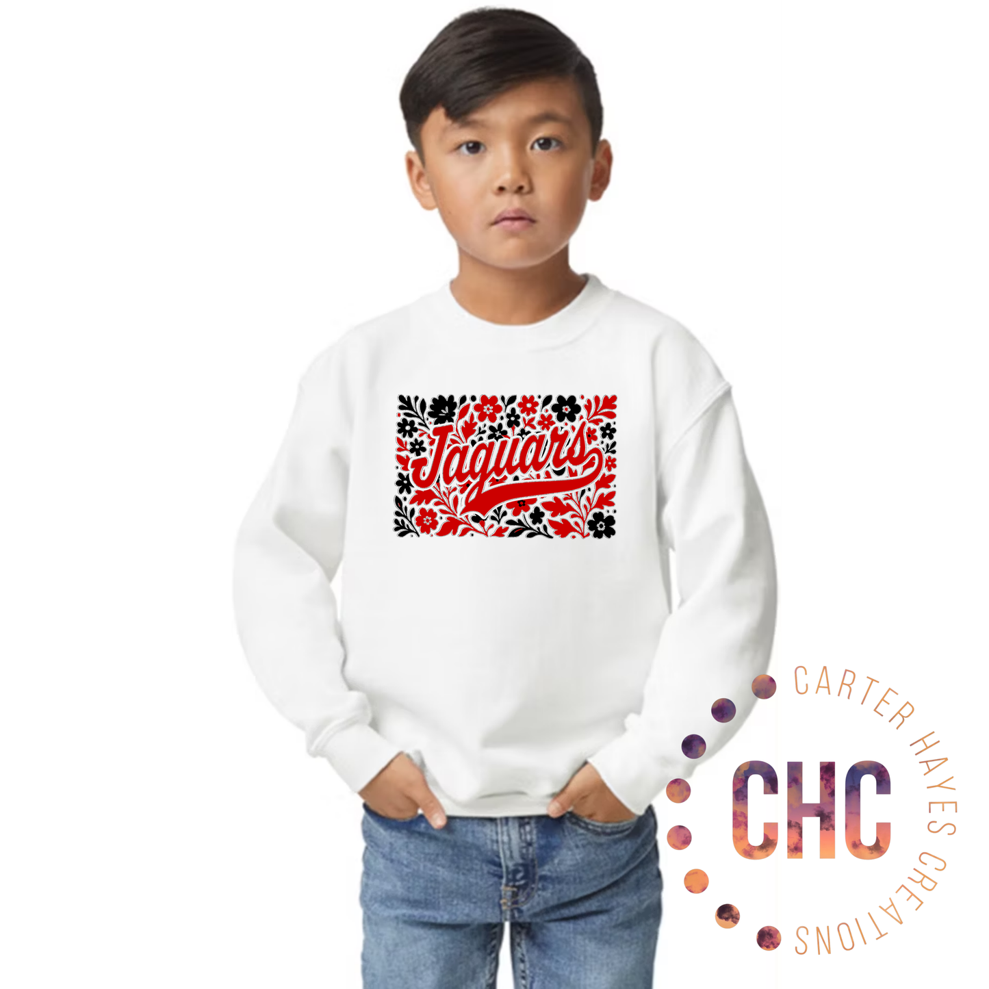 Floral Jaguars- Youth Sizes