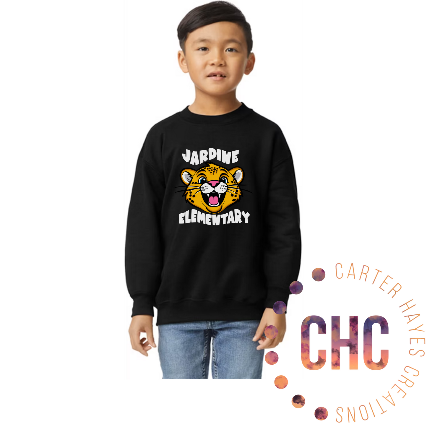 Jardine Jaguar White Font- Kid Sizes