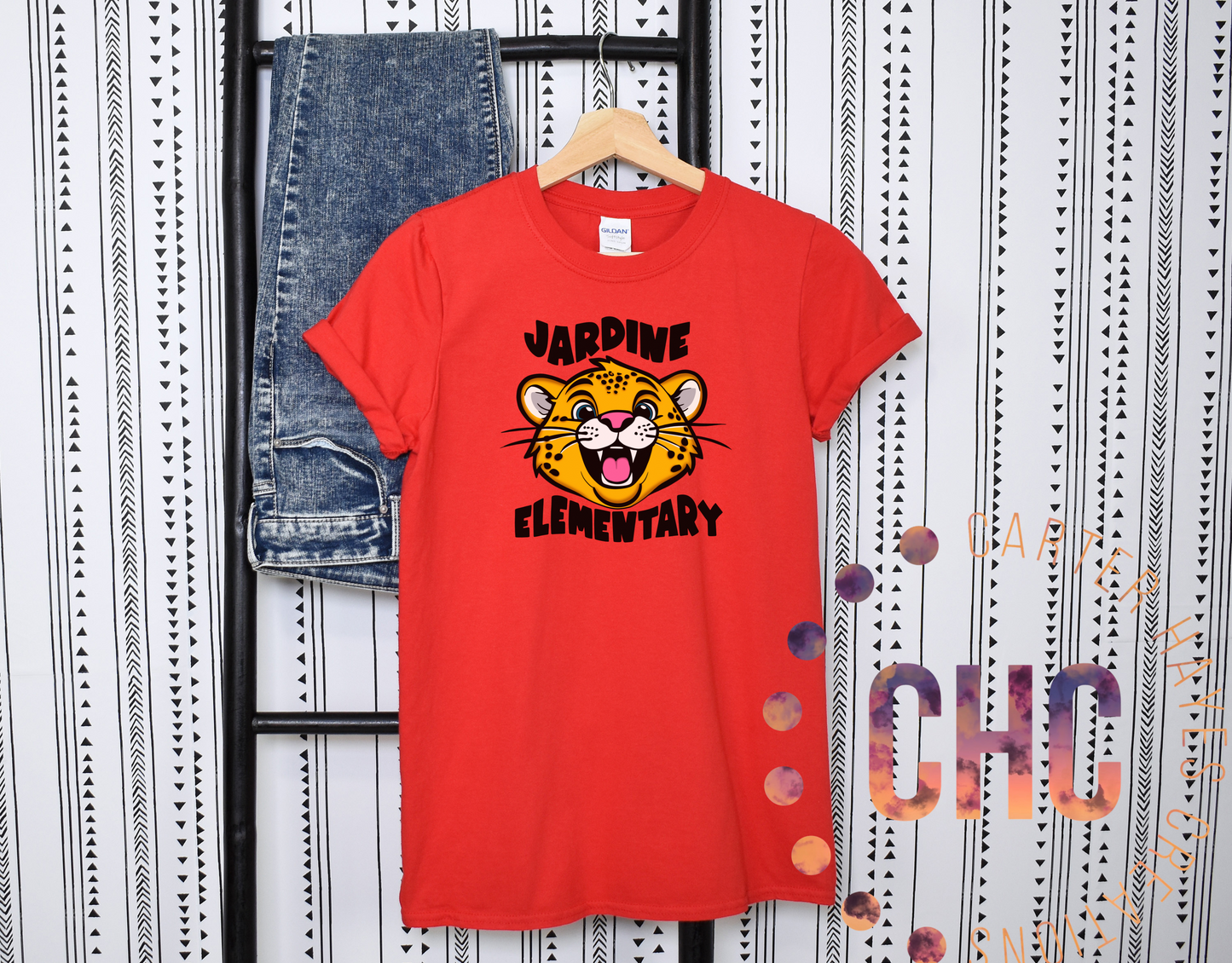 Jardine Jaguar Black Font- Adult sizes