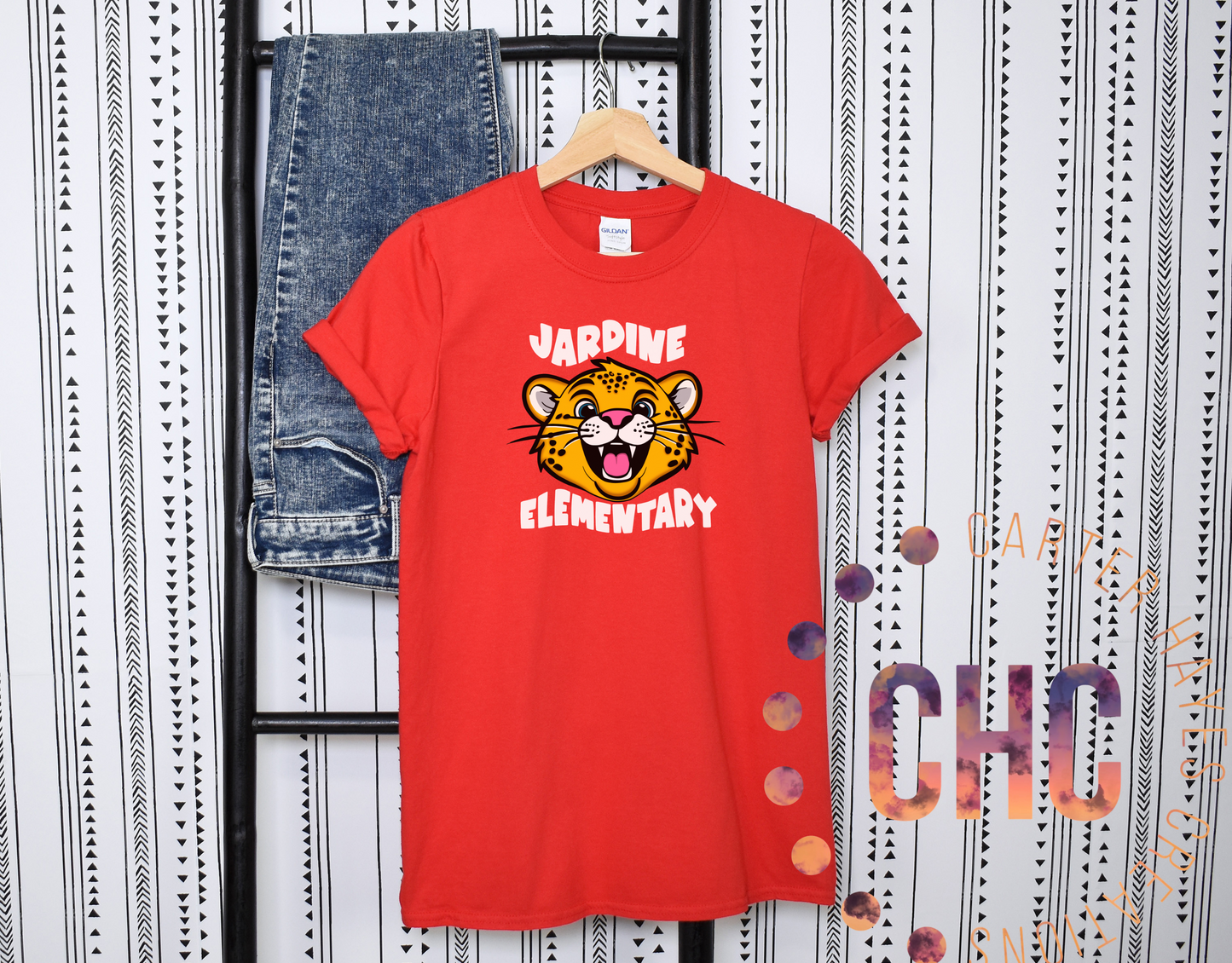 Jardine Jaguar White Font- Adult Sizes