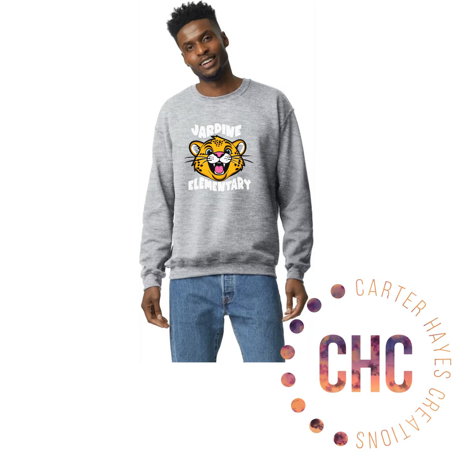 Jardine Jaguar White Font- Adult Sizes