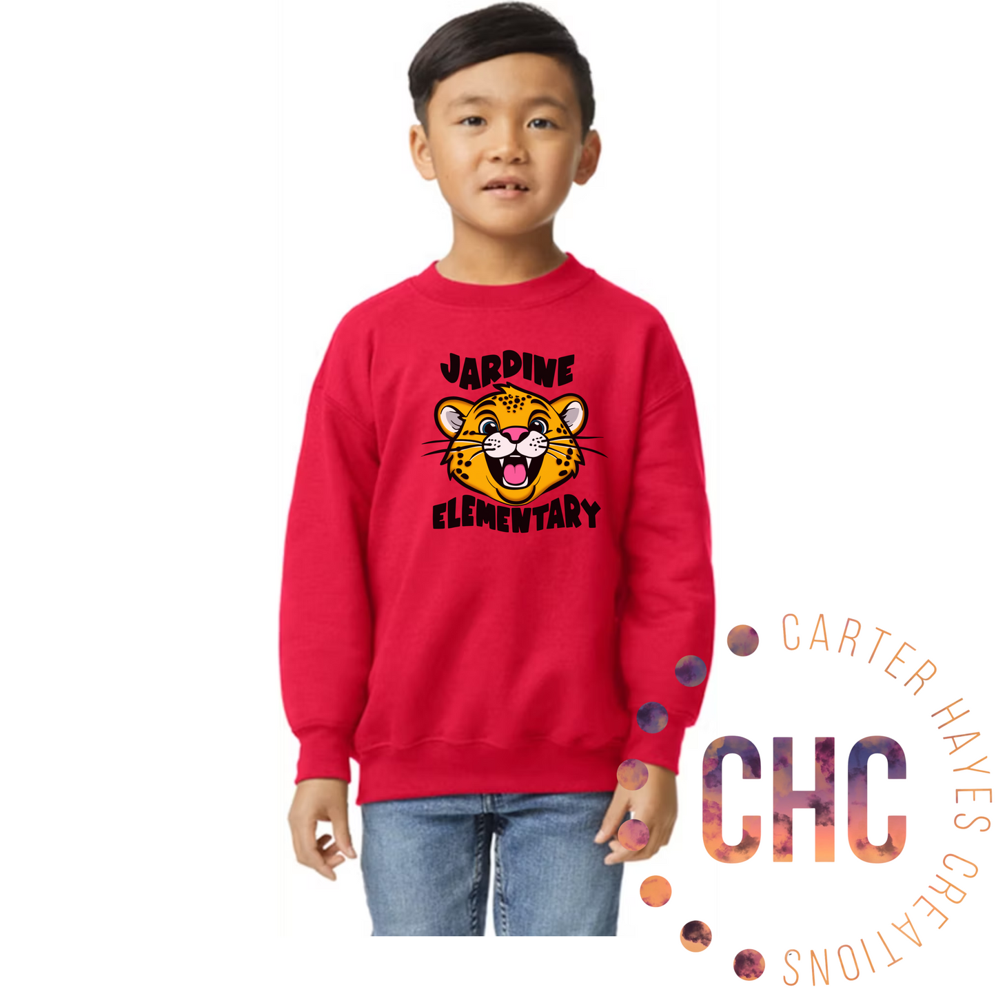 Jardine Jaguar Black Font- Kid Sizes
