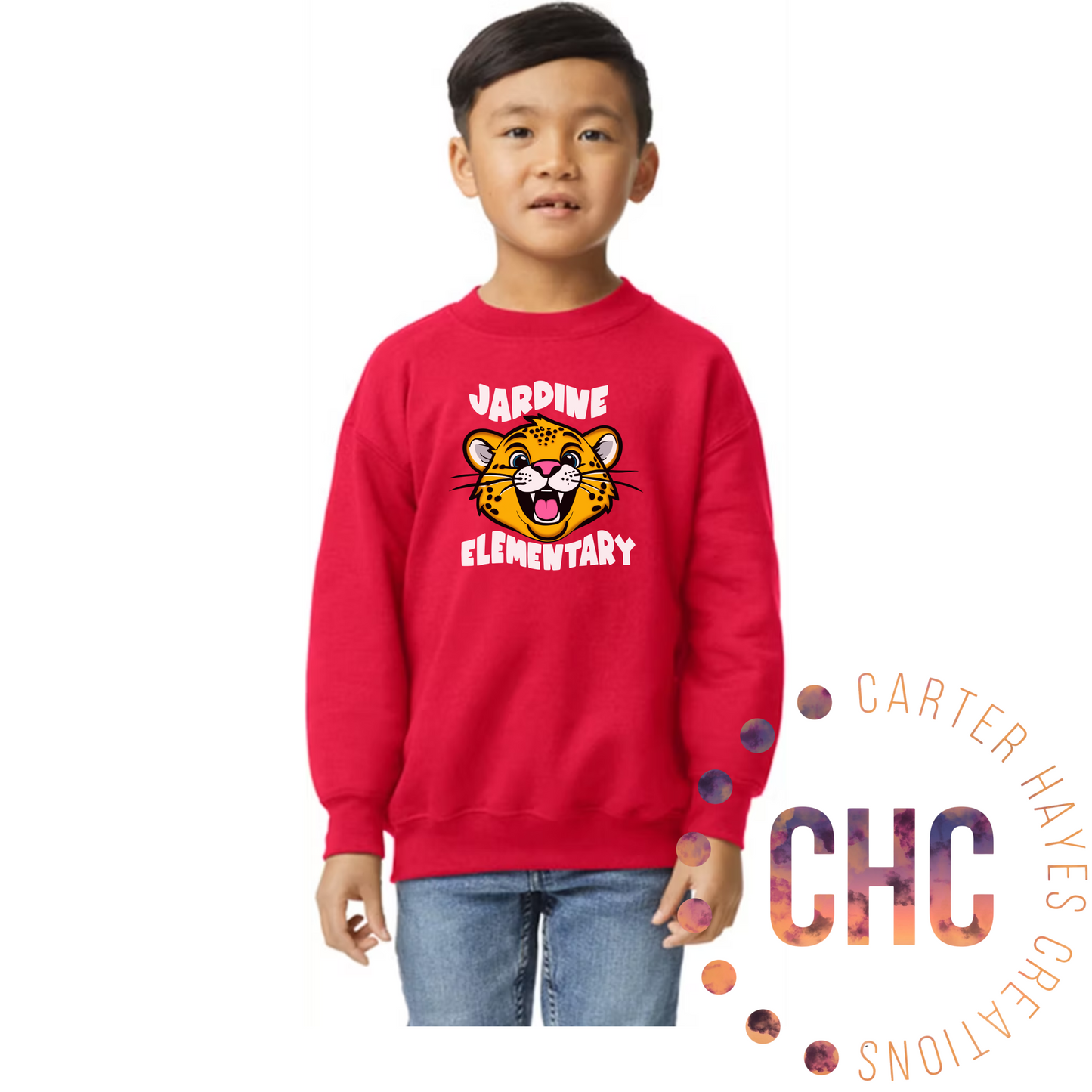 Jardine Jaguar White Font- Kid Sizes