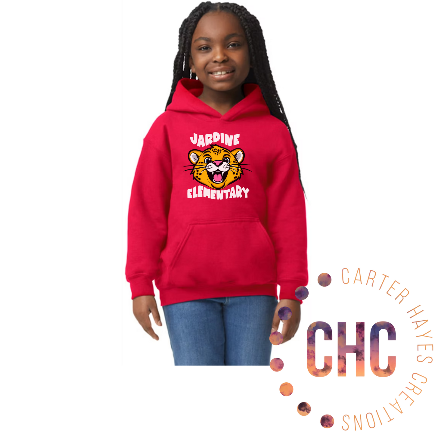 Jardine Jaguar White Font- Kid Sizes