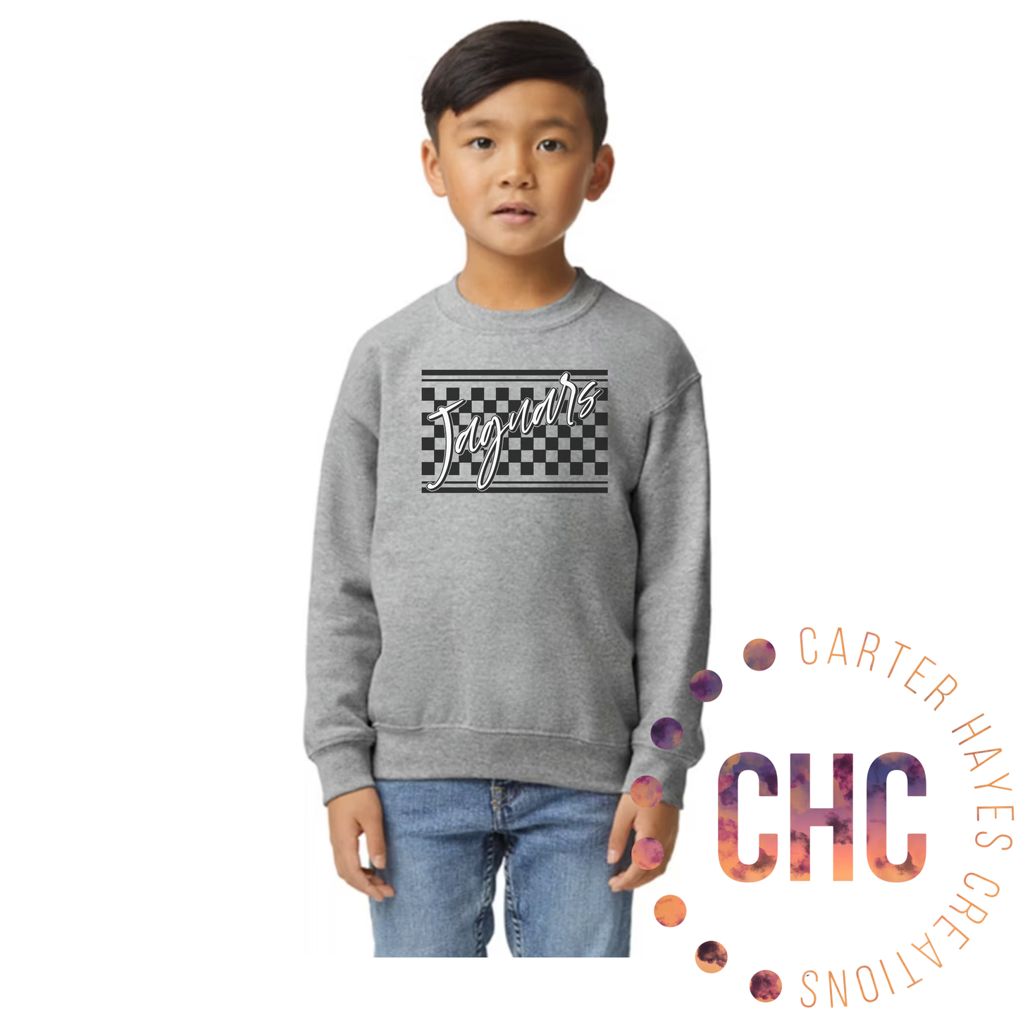 Checkered Jaguars- Kid Sizes