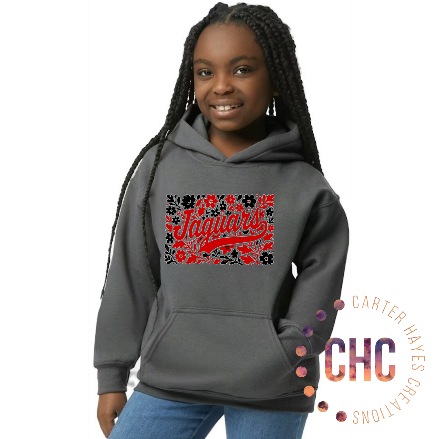 Floral Jaguars- Youth Sizes