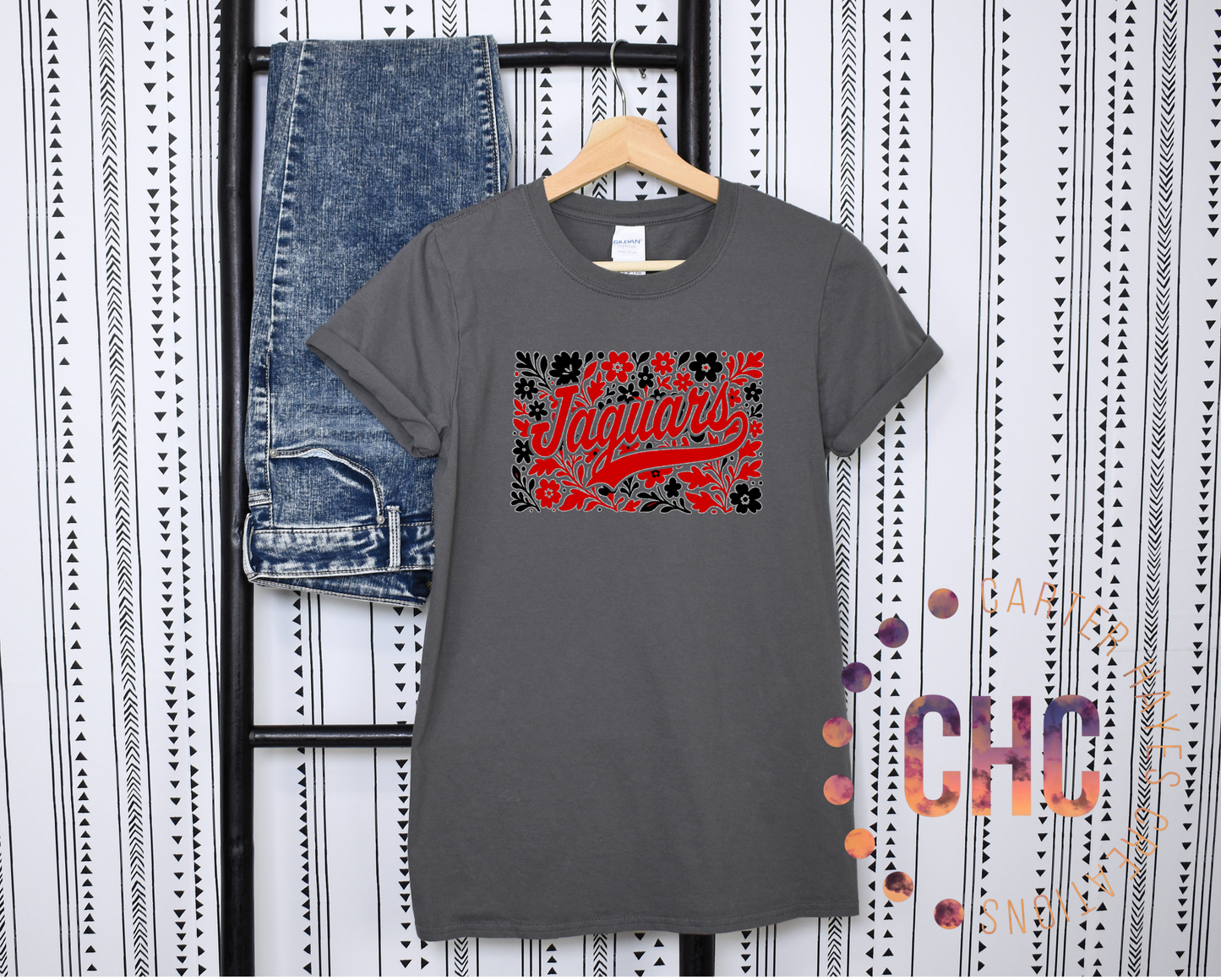 Floral Jaguars- Youth Sizes