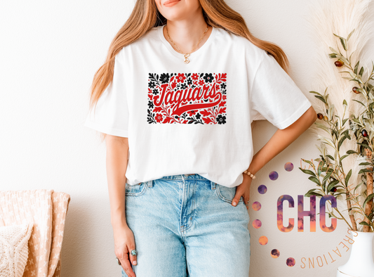 Floral Jaguars- Adult Sizes