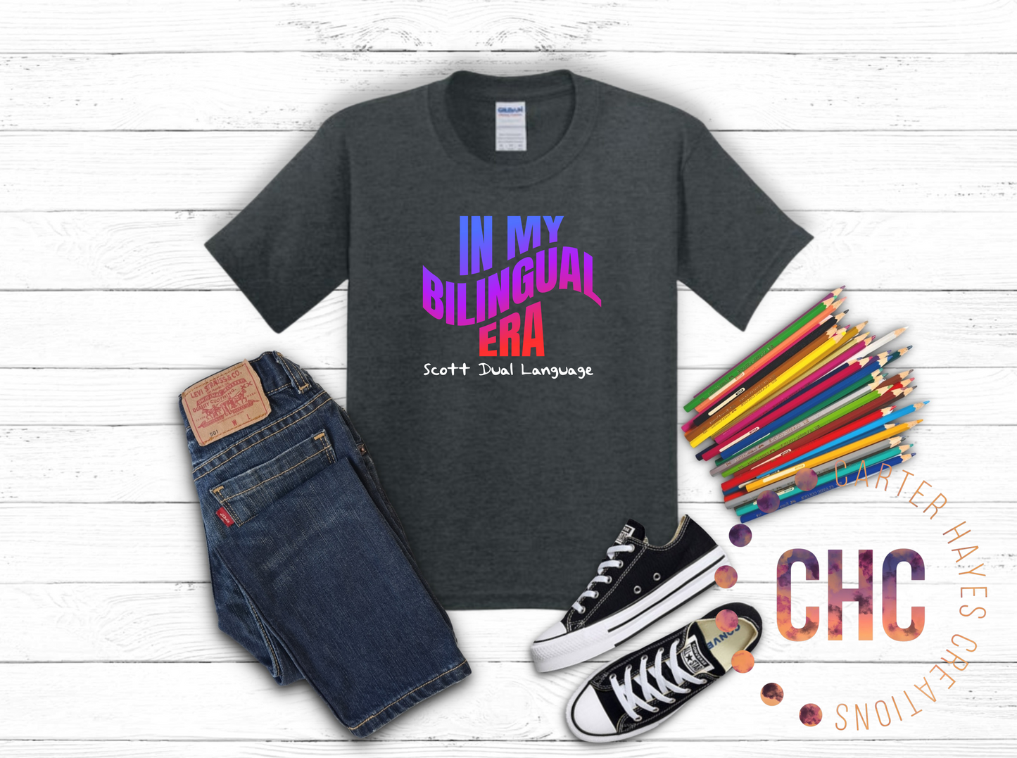 In my bilingual era- Youth Sizes